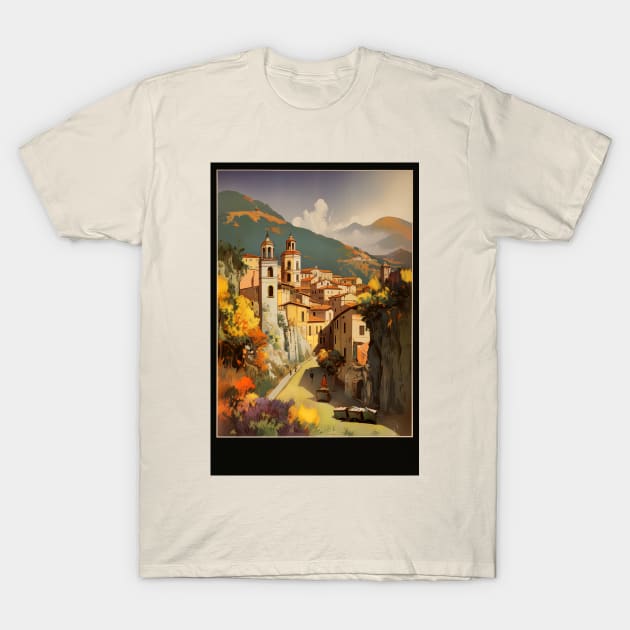 Vintage Travel Poster of the Italy T-Shirt by xephanghagngay